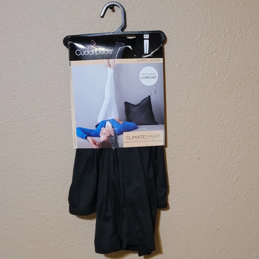Cuddl Duds ClimateSmart Warm layers XS Black 2/4 MSRP $34 New - Picture 1 of 7